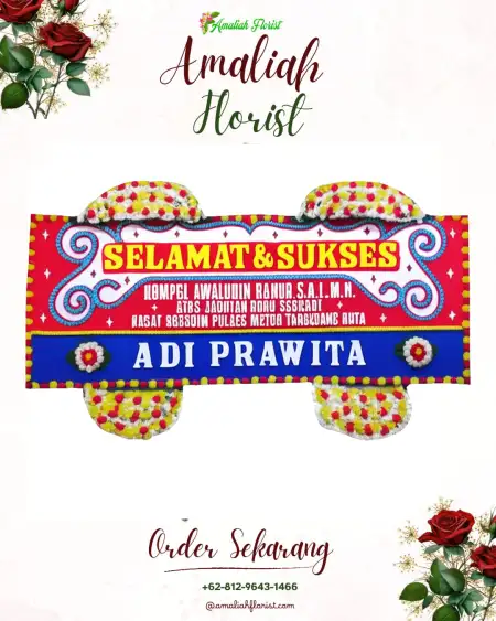 Papan Bunga Ucapan Selamat Gubugsari